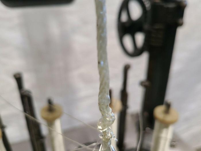 Used Textile Machine Works Braiding Machine Cord Wrapping Hose Stainless Steel