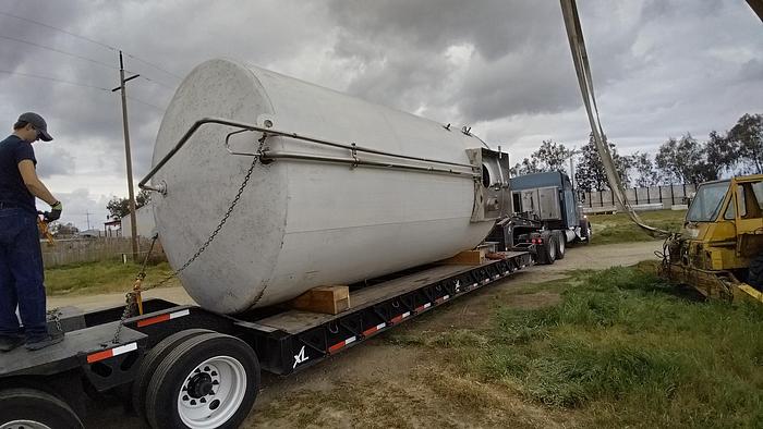 Used Tank, 10,000 Gallon, S/st, Jkt, Agit, DCI, Silo #C744332
