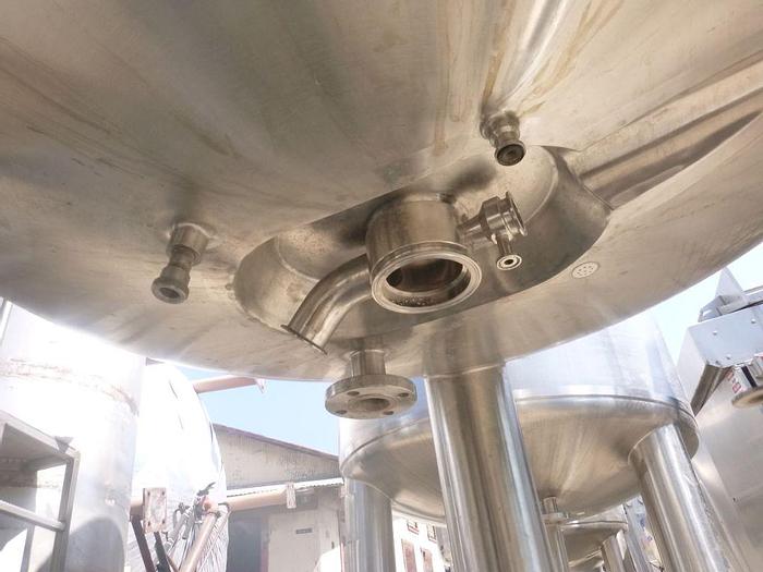 Used Reactor, 660 Gallon, 316L S/st, Jkt, 50 PSI, Precision F #S744224