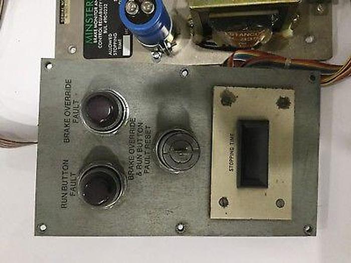 Used MINSTER BRAKE MONITOR & CONTROL RELIABILITY UNIT