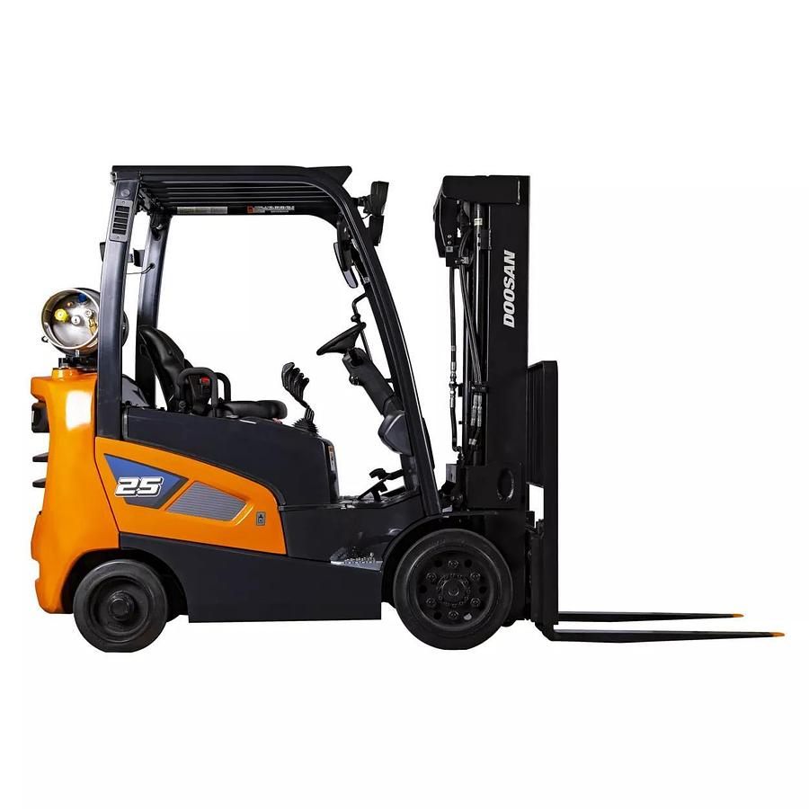 5,000 lb. Gas/LP or Diesel Warehouse Forklift, Cushion Tires