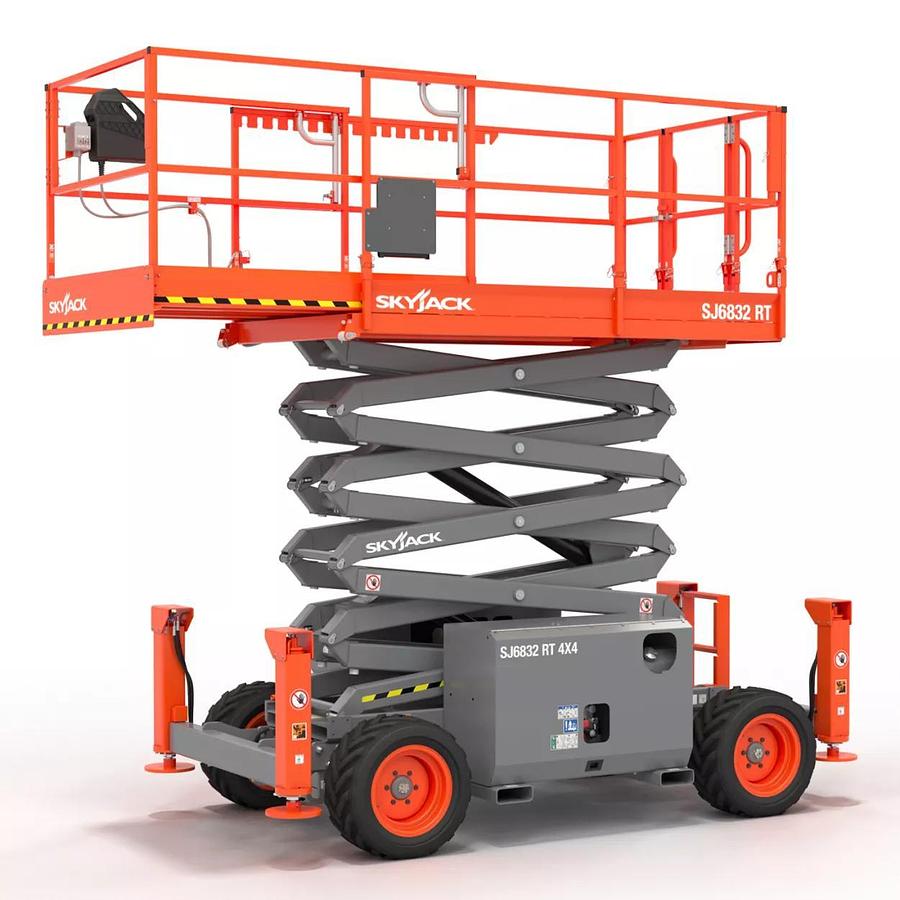 30-35 ft. Rough Terrain Scissor Lift, Gas or Diesel