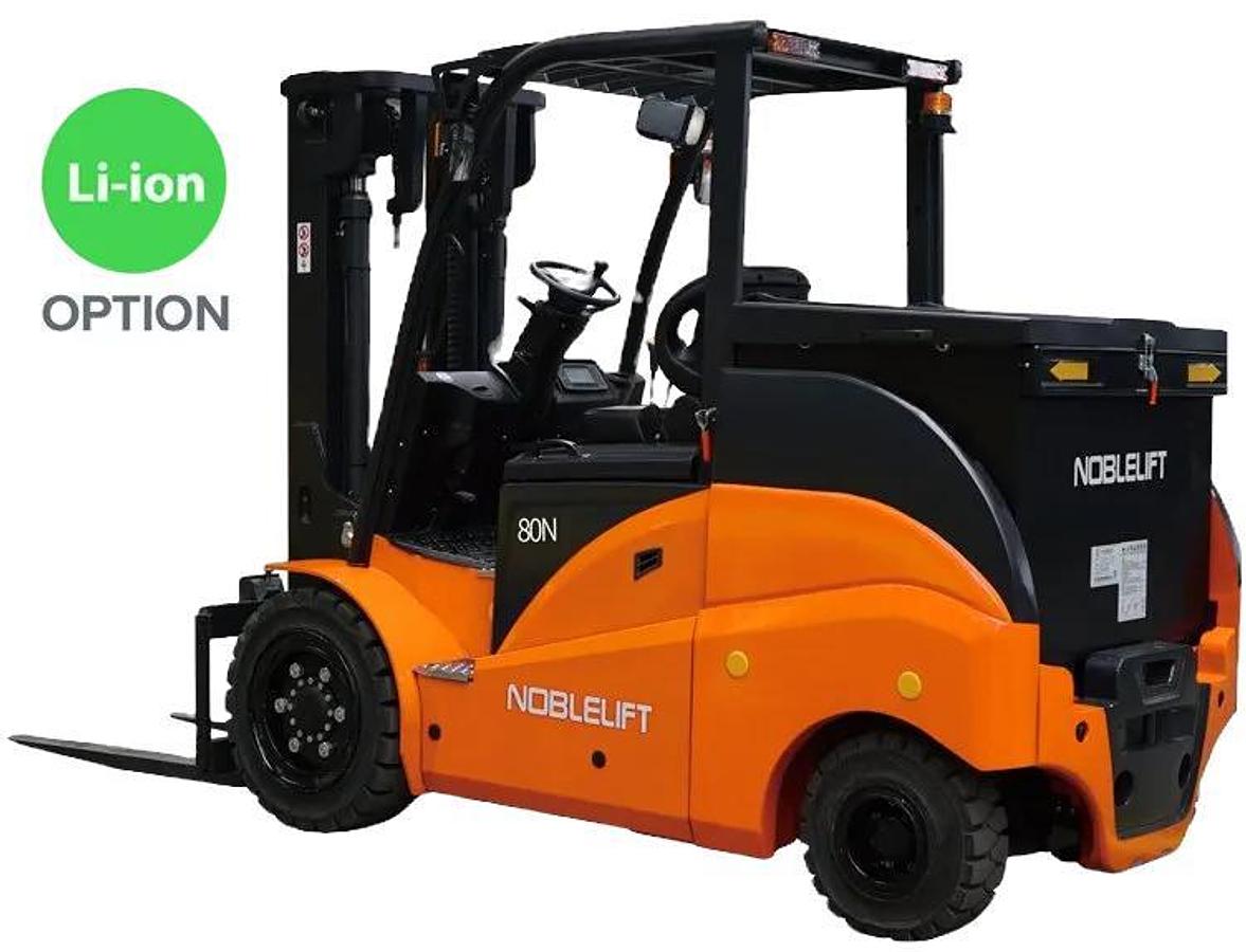 FE4P80N
8,000 lb Capacity
4-Wheel Electric Forklift
189 in (3-Stage) Lift Height