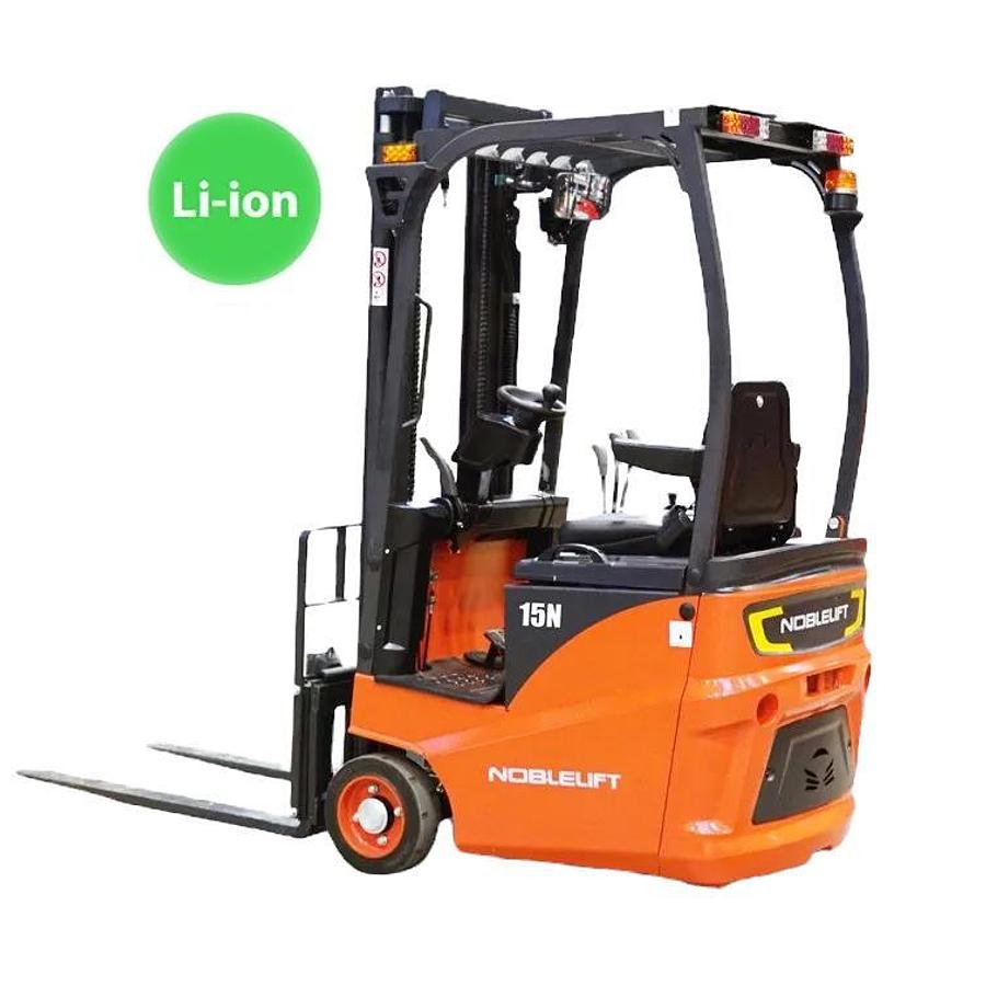 FE3R25N
2,500 lb Capacity
3-Wheel Electric Forklift
157 in (3-Stage) Lift Height
