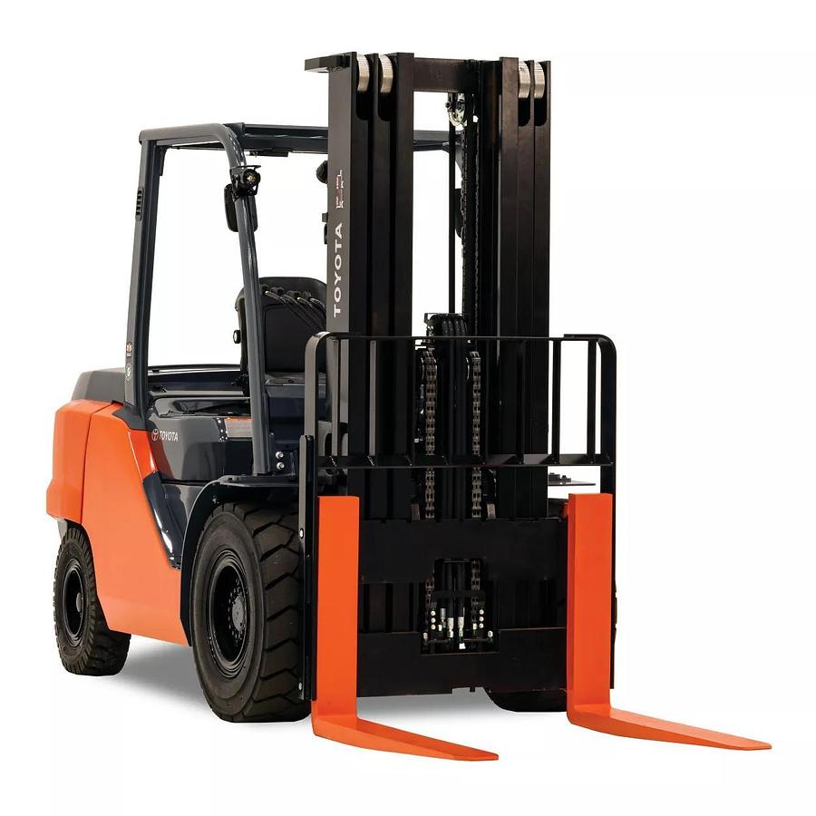 10,000-12,500 lb. Diesel Warehouse Forklift, Pneumatic Tires