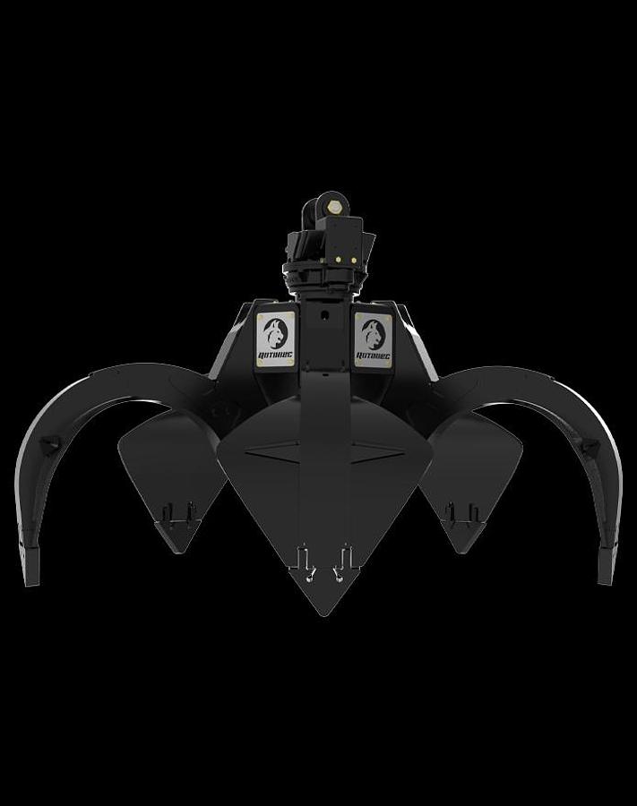 2026 Robotec Medium Duty Orange Peel Grapples Semi-Open 5-tine Series
OP5SM45-RT322OR5