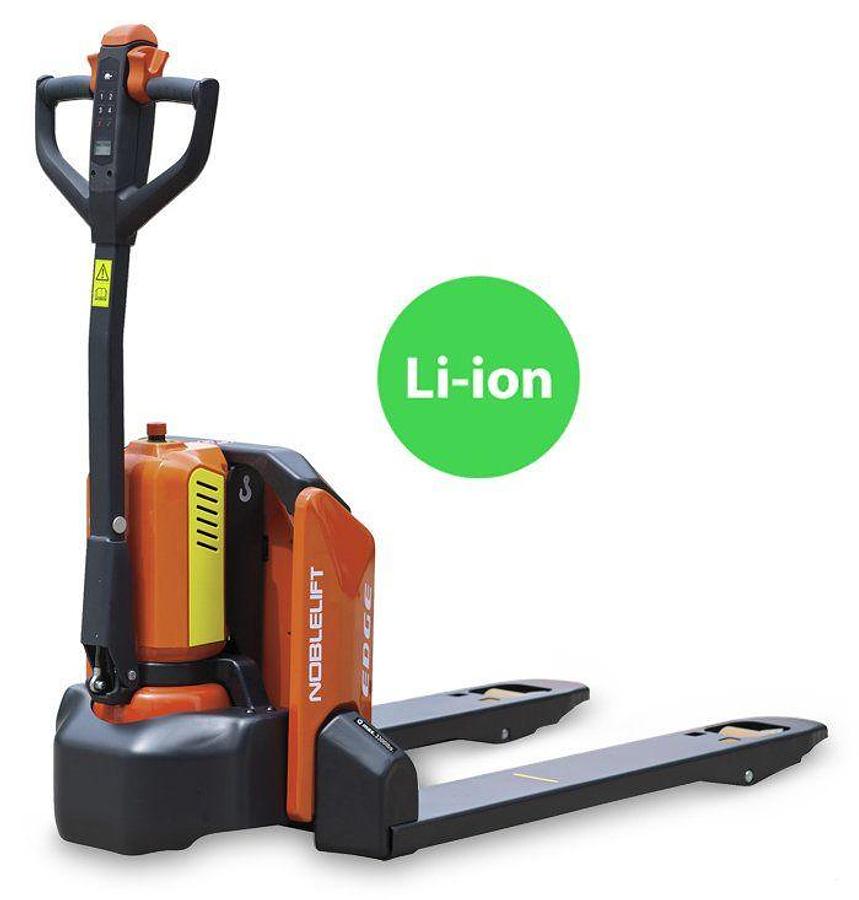 Lithium-ion powered electric pallet truck - Medium duty - Tight turning.