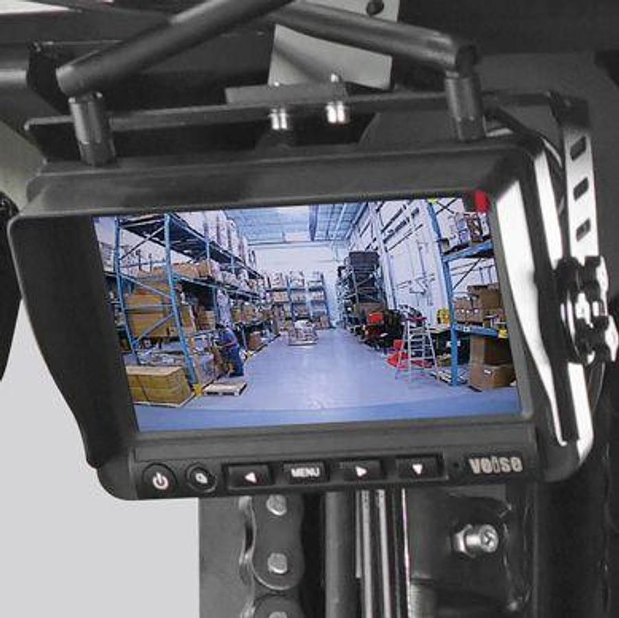 Lithium stand-up pantograph reach truck  - High maneuverability - High productivity.