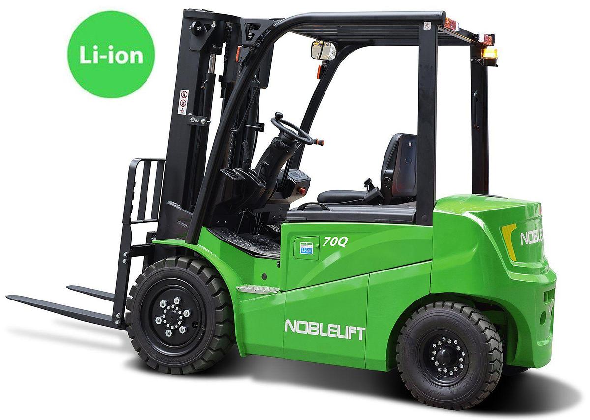 Lithium-ion powered electric forklifts - Exceptional performance - Low cost operation.
