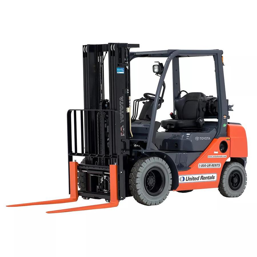 6,000 lb. Gas/LP Warehouse Forklift, Pneumatic Tires