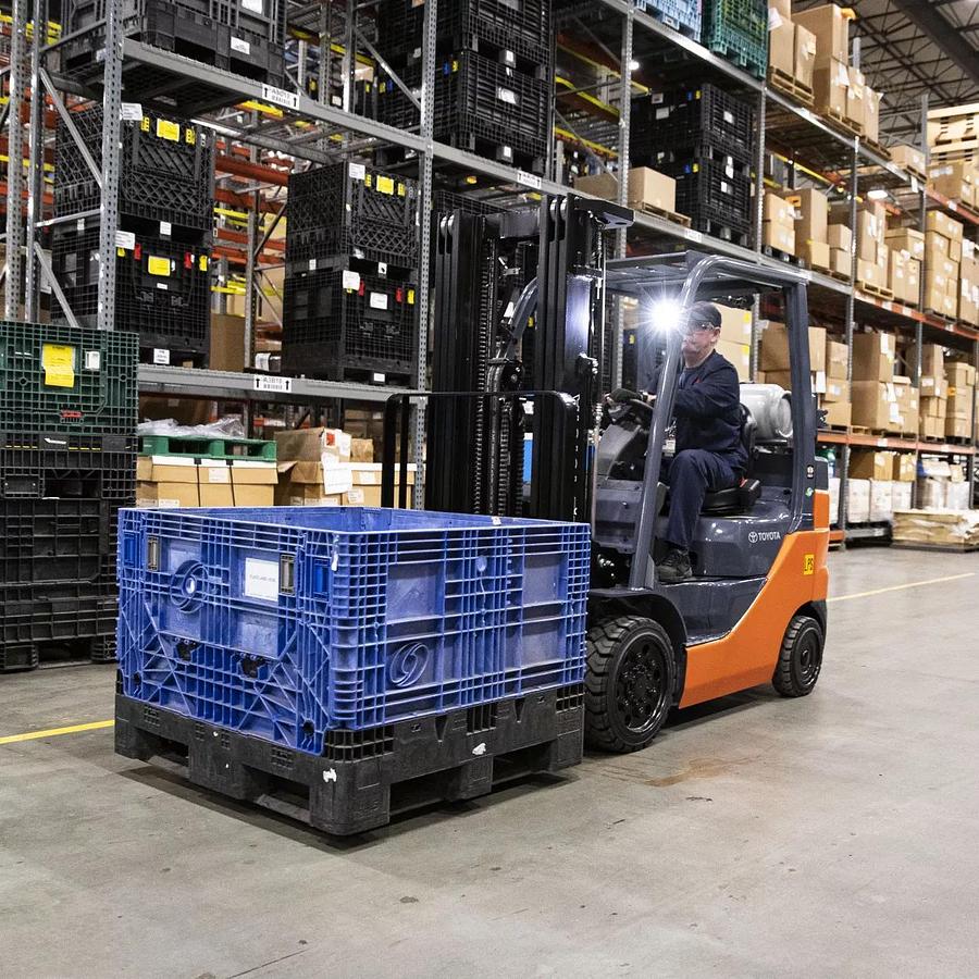 5,000 lb. Gas/LP or Diesel Warehouse Forklift, Cushion Tires