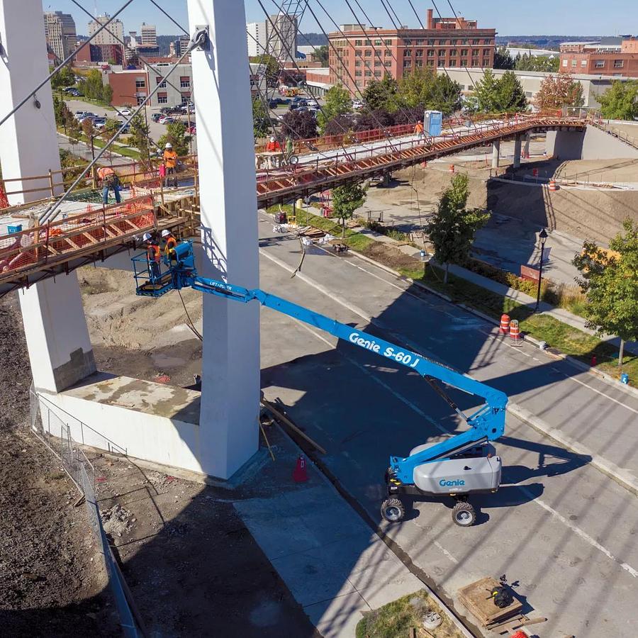 60-64 ft. Telescopic Boom Lift, Diesel or Gas/LP