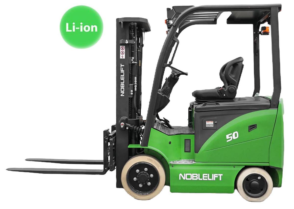 Noblelift FE4C50-65 Lithium 4 Wheel Electric Cushion Forklift  5,000-6,500lbs