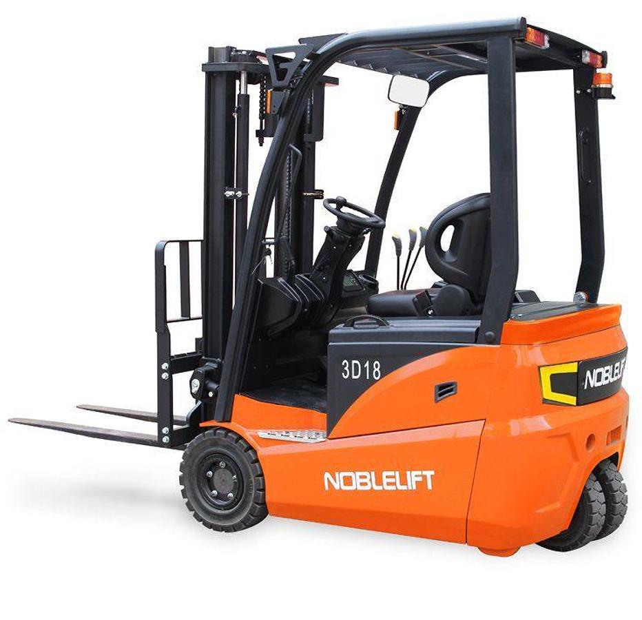AC powered 3-wheel forklifts - Exceptional performance - Low cost operation.