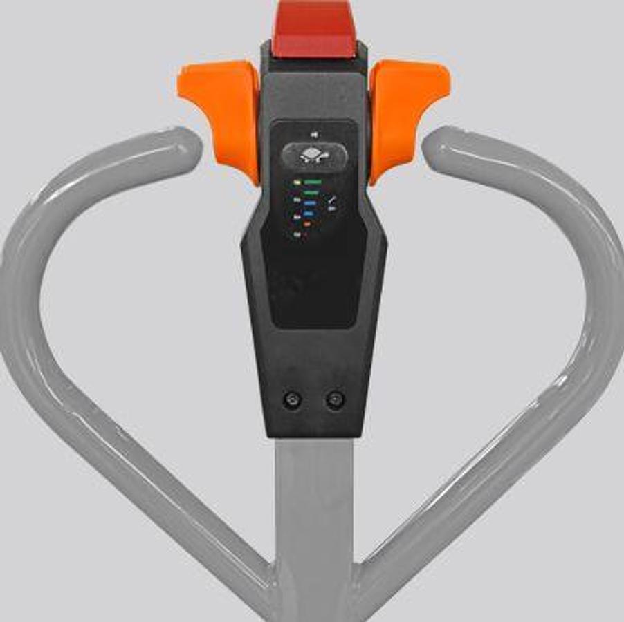 AVANT Lithium powered electric pallet jack - Compact - Tight turning.