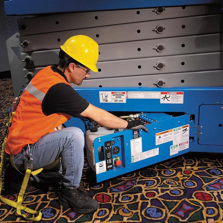 30-33 ft. Scissor Lift, Electric, Narrow