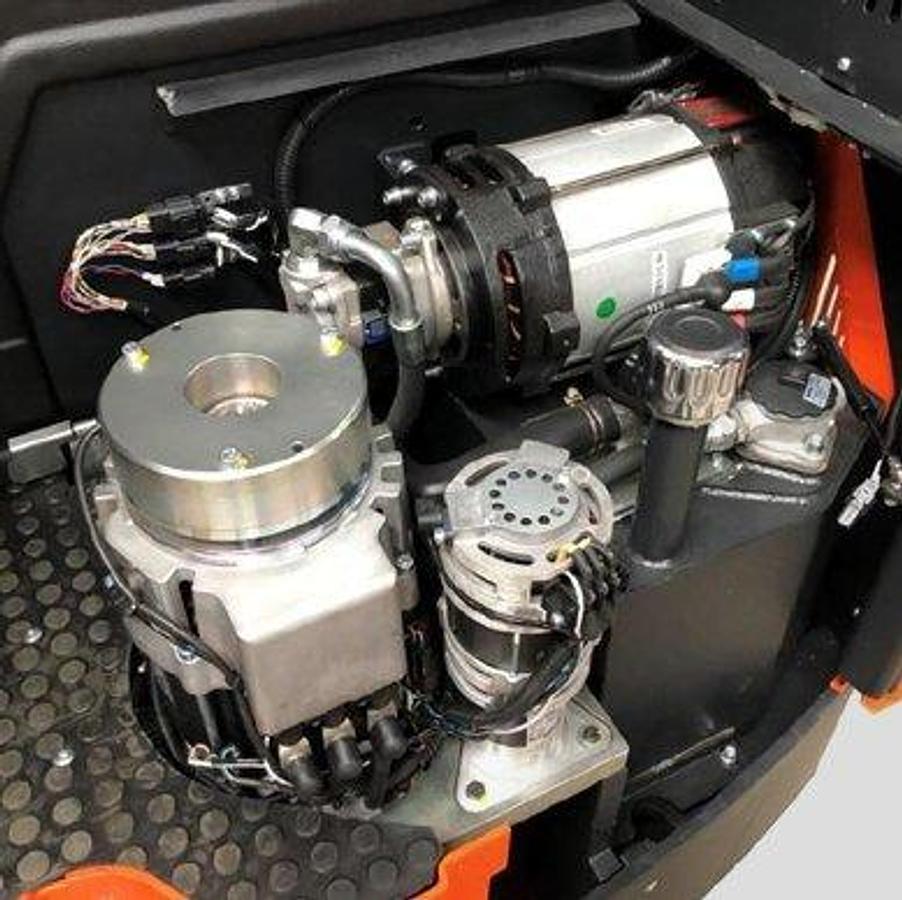 AC powered narrow aisle reach stacker - High reach - High efficiency.