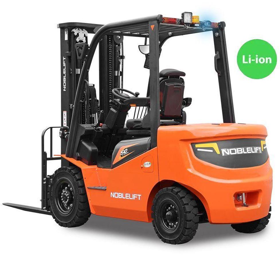 ALPHA Series lithium powered pneumatic forklifts - Exceptional performance - Low cost operation.