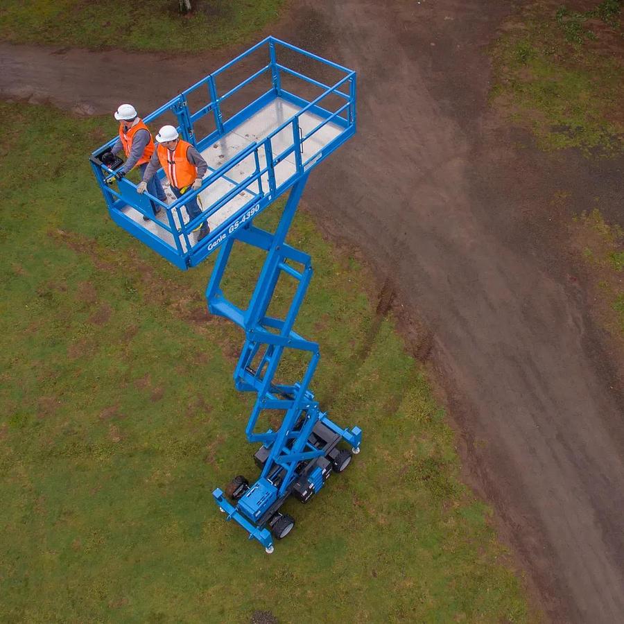 36-49 ft. Rough Terrain Scissor Lift, Gas or Diesel