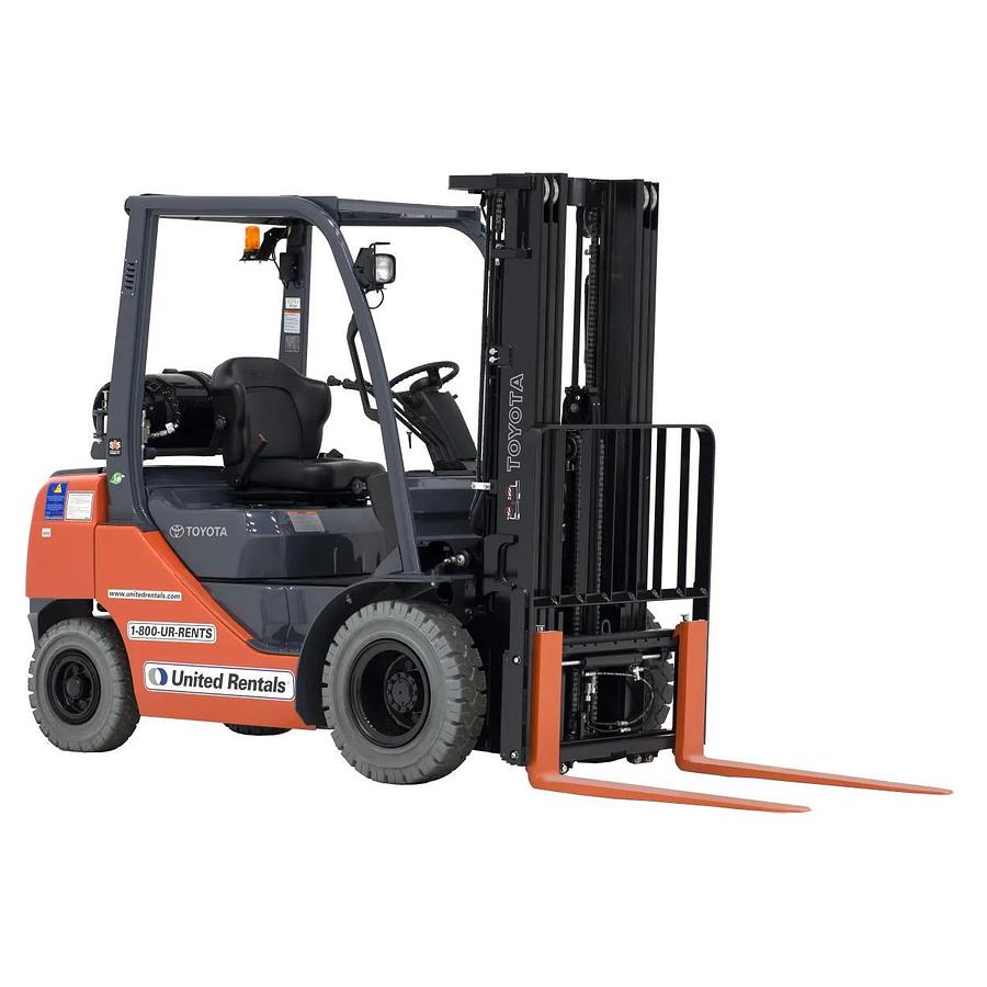 6,000 lb. LPG Warehouse Forklift, Pneumatic Tires