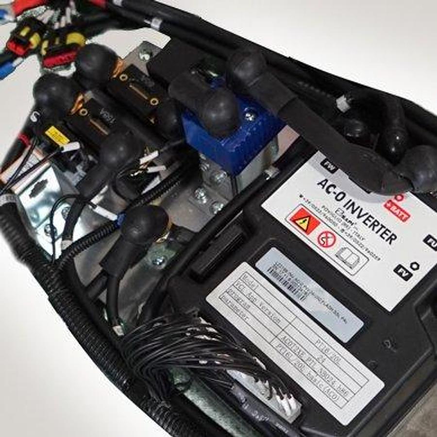 Electric powered rider pallet truck - Heavy duty - High performance.