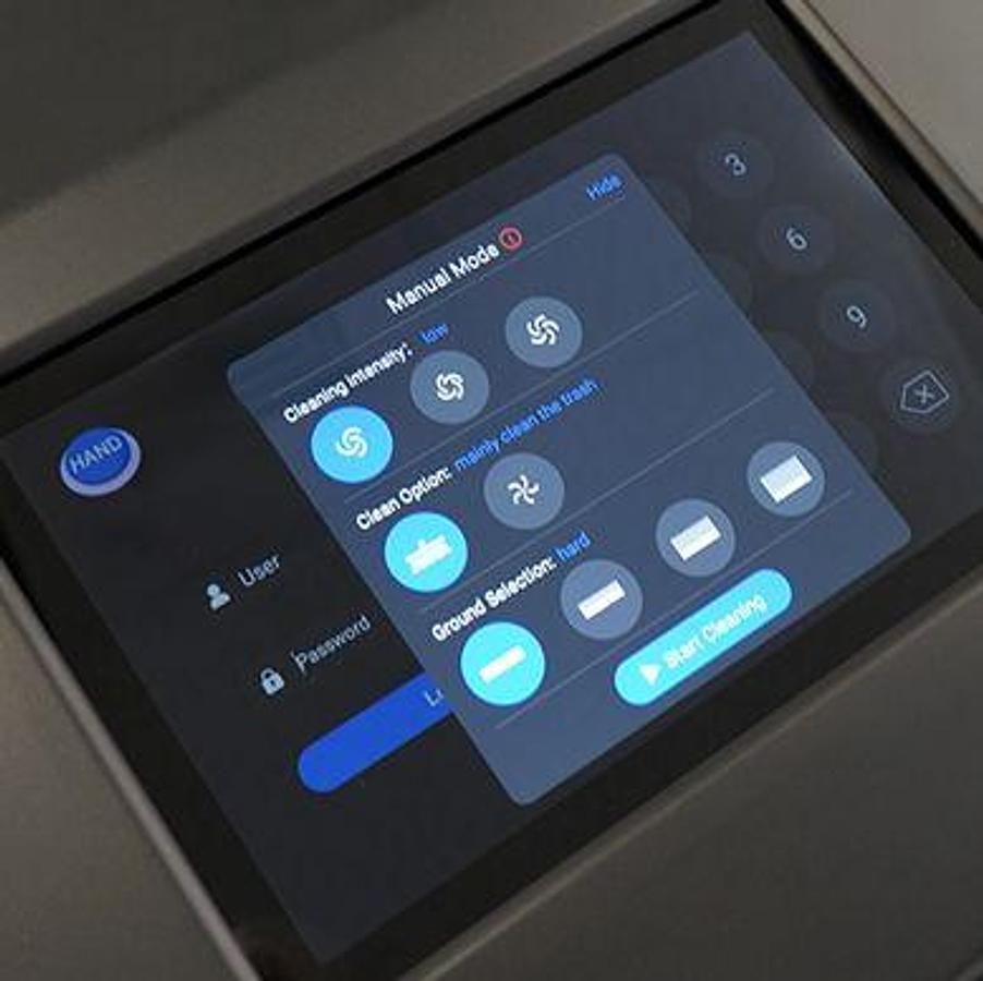 ANS720 Lithium AI powered AGV sweeper robot - Fully autonomous.