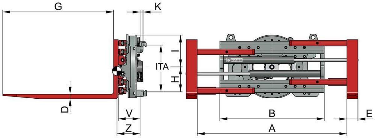 Rotating Fork Clamps