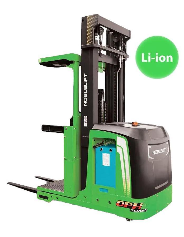 Noblelift OPH26 / OPH26K 2,600lbs Lithium - Man-Up  Narrow Aisle Order Picker