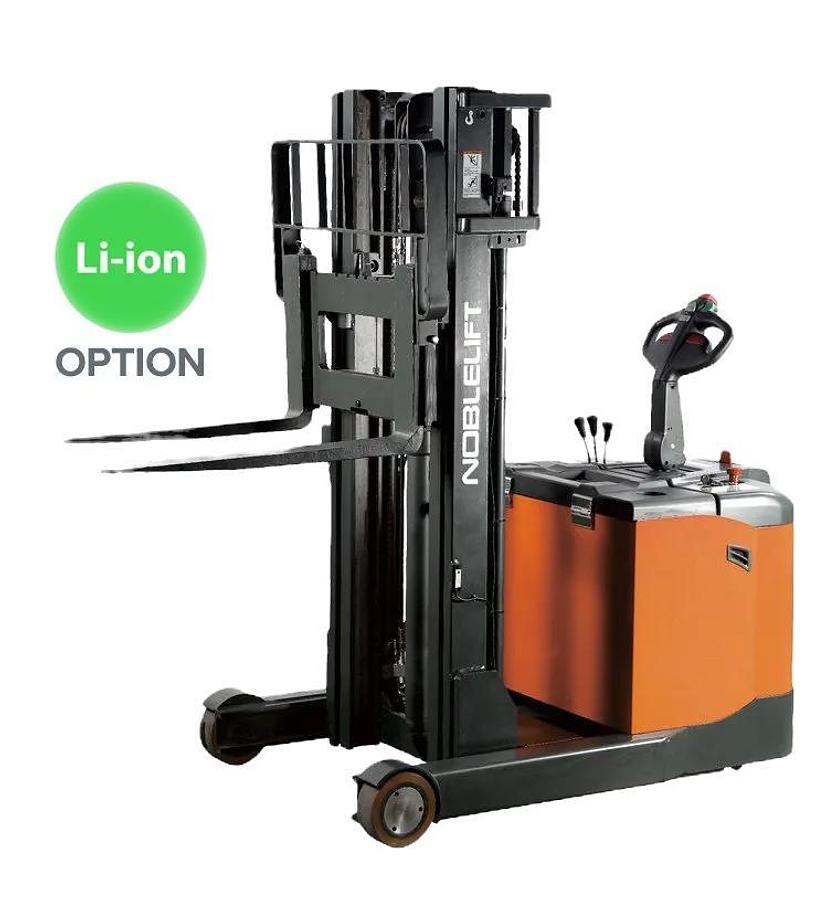 PS30RM-142 Li
3,000 lb Capacity
Lithium-ion Stacker
142 in (3-Stage) Lift Height