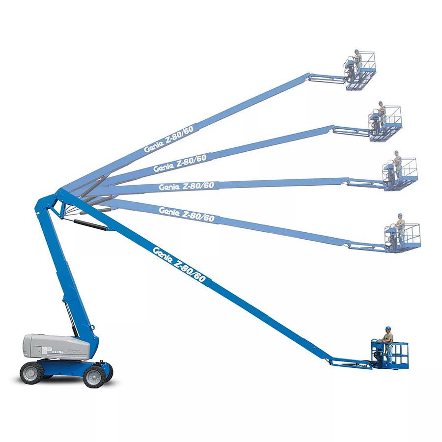 76-85 ft. Articulating Boom Lift, Diesel or Gas/LP