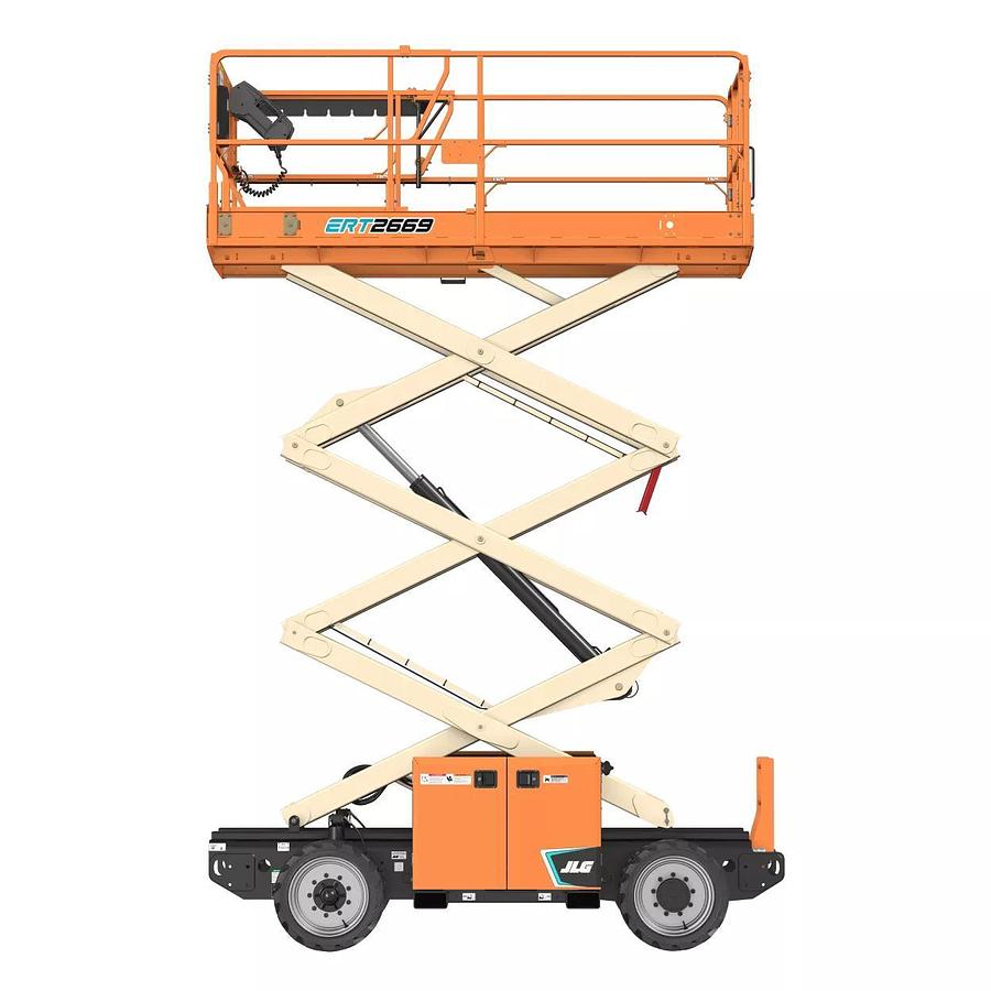 25-27 ft. Rough Terrain Scissor Lift, Electric