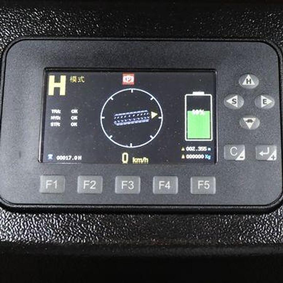 Lithium stand-up counterbalance forklift  - High maneuverability - High productivity.