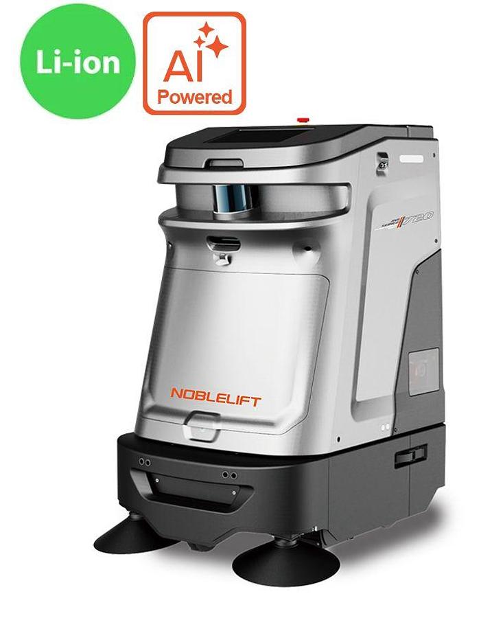 ANS720 Lithium AI powered AGV sweeper robot - Fully autonomous.