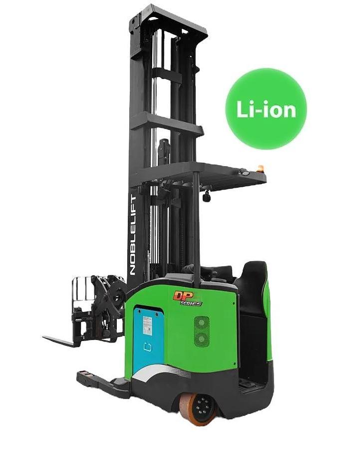 Noblelift RT33DP 3,300lb - 4,400lbs Lithium - Stand-Up  Narrow Aisle Reach Truck