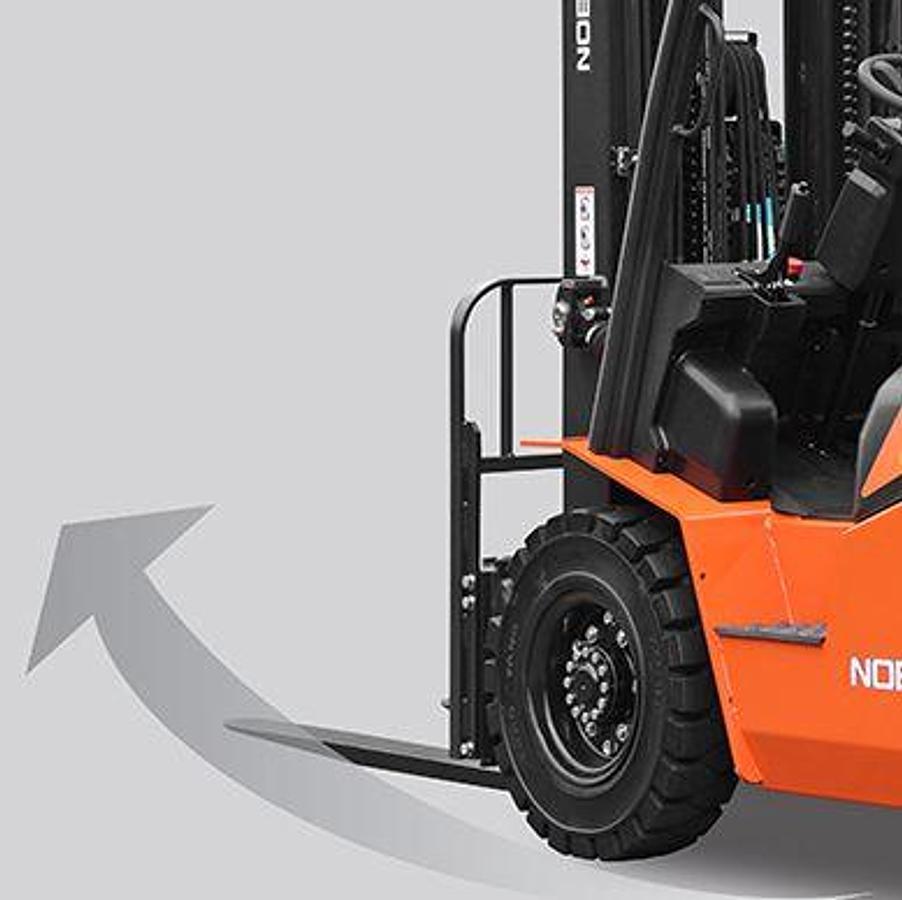 ALPHA Series lithium powered pneumatic forklifts - Exceptional performance - Low cost operation.
