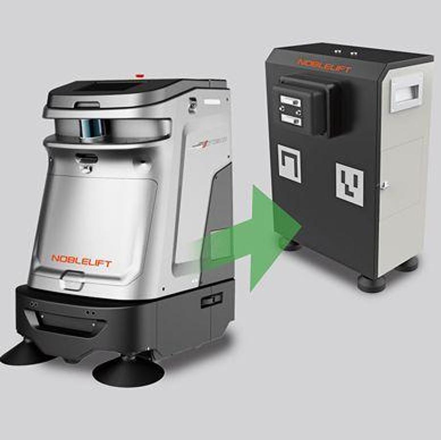 ANS720 Lithium AI powered AGV sweeper robot - Fully autonomous.