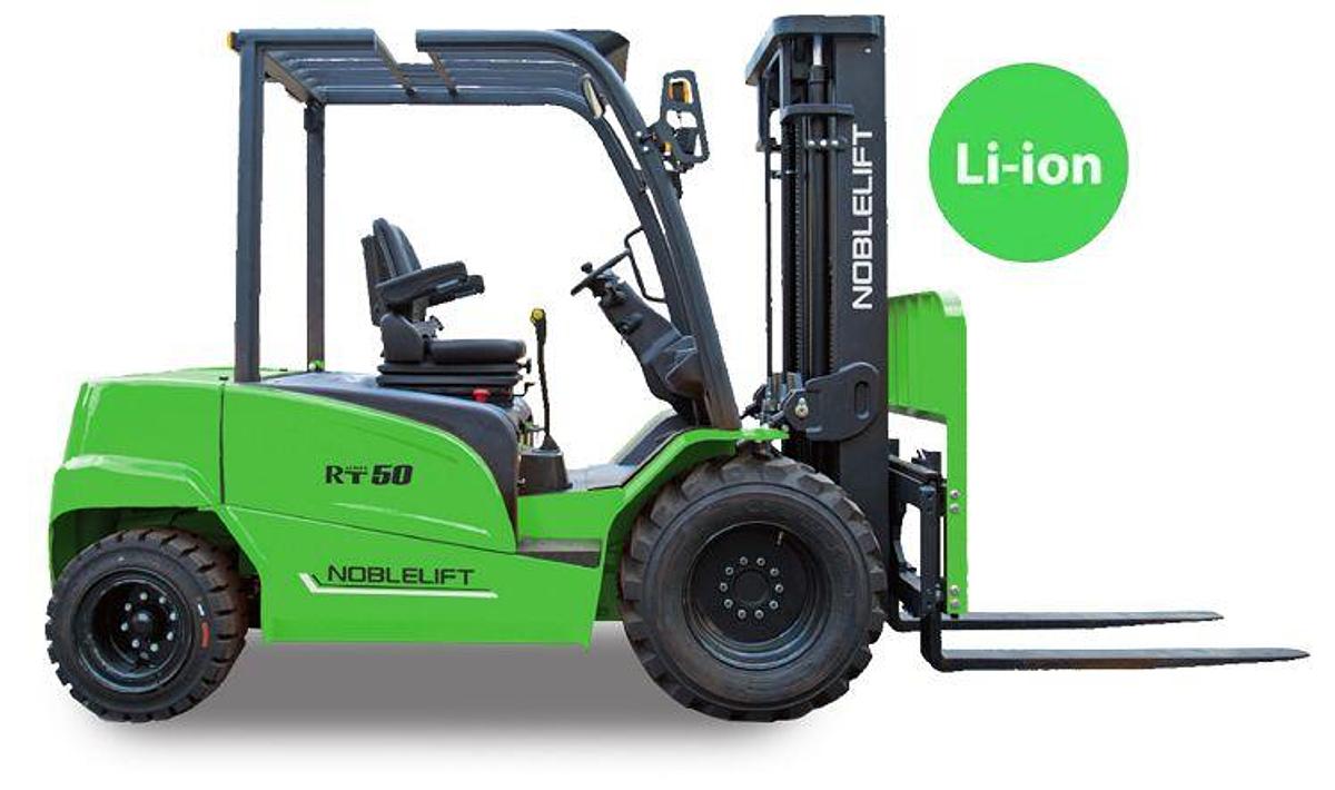 Lithium powered rough terrain forklift - Exceptional performance - Medium Duty.