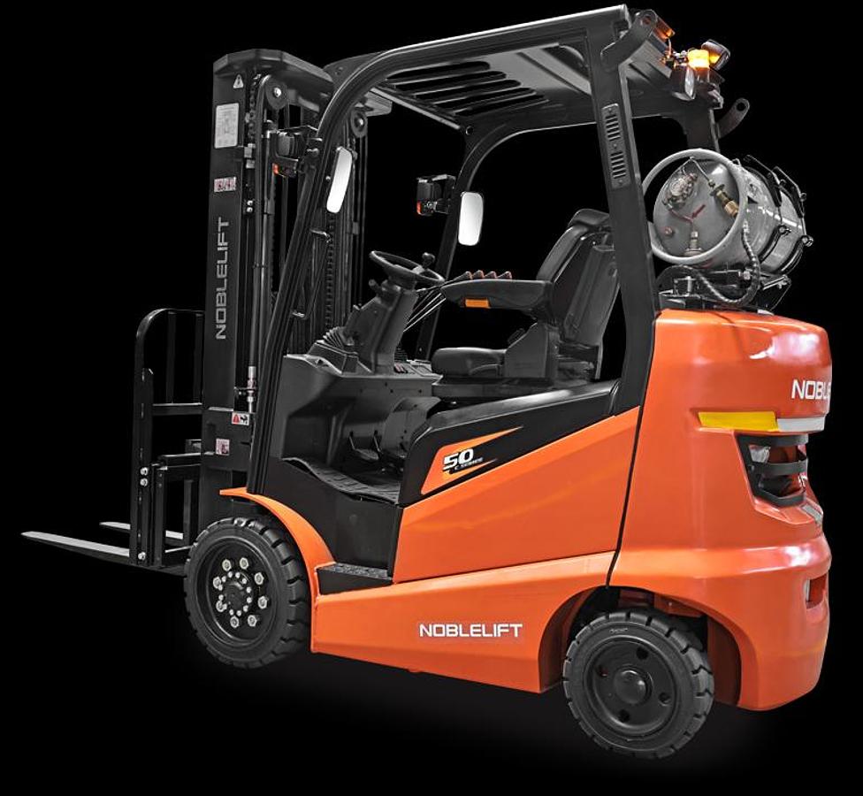 LPG cushion forklift - Exceptional performance - Heavy Duty - Compact.
