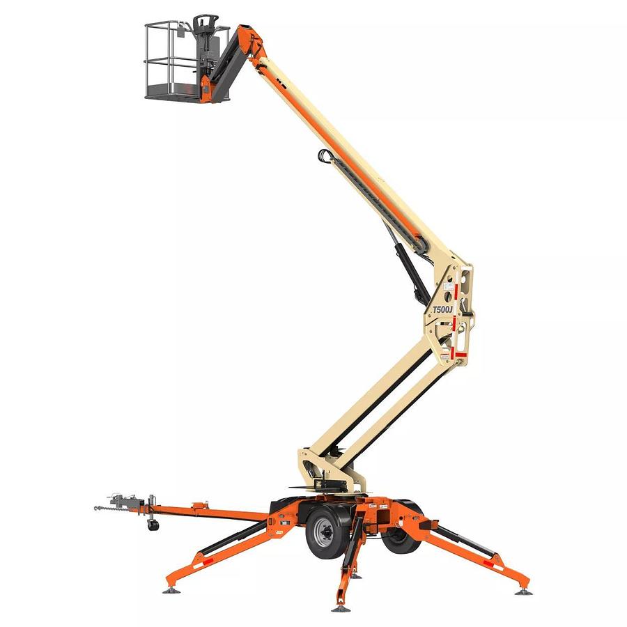 46-50 ft. Towable Boom Lift, Electric or Gas/LP