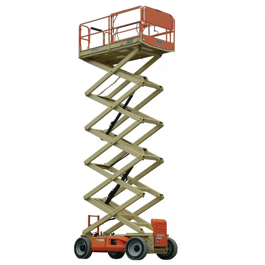 39-40 ft. Rough Terrain Scissor Lift, Electric, Wide