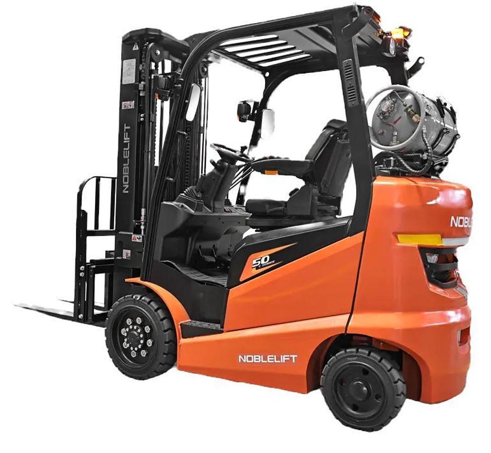 Noblelift FL4C50-65 4-Wheel LPG Cushion Forklift 5,000-6,500LBS