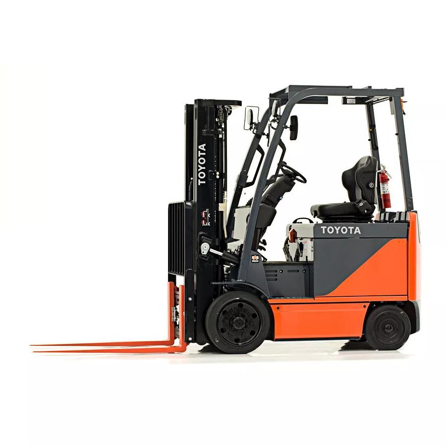 6,000 lb. Electric Warehouse Forklift, Cushion Tires