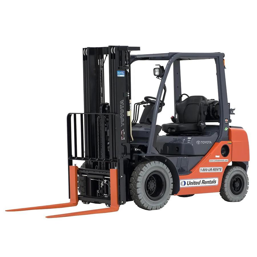 5,000 lb. LPG Warehouse Forklift, Pneumatic Tires