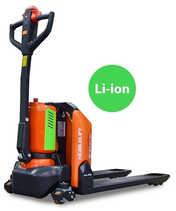 Lithium-ion powered electric pallet truck - Medium duty - Tight turning.