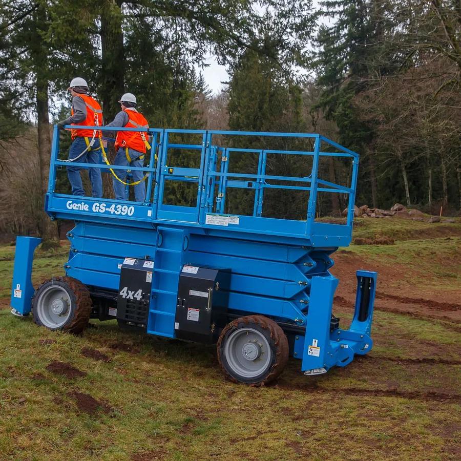 36-49 ft. Rough Terrain Scissor Lift, Gas or Diesel