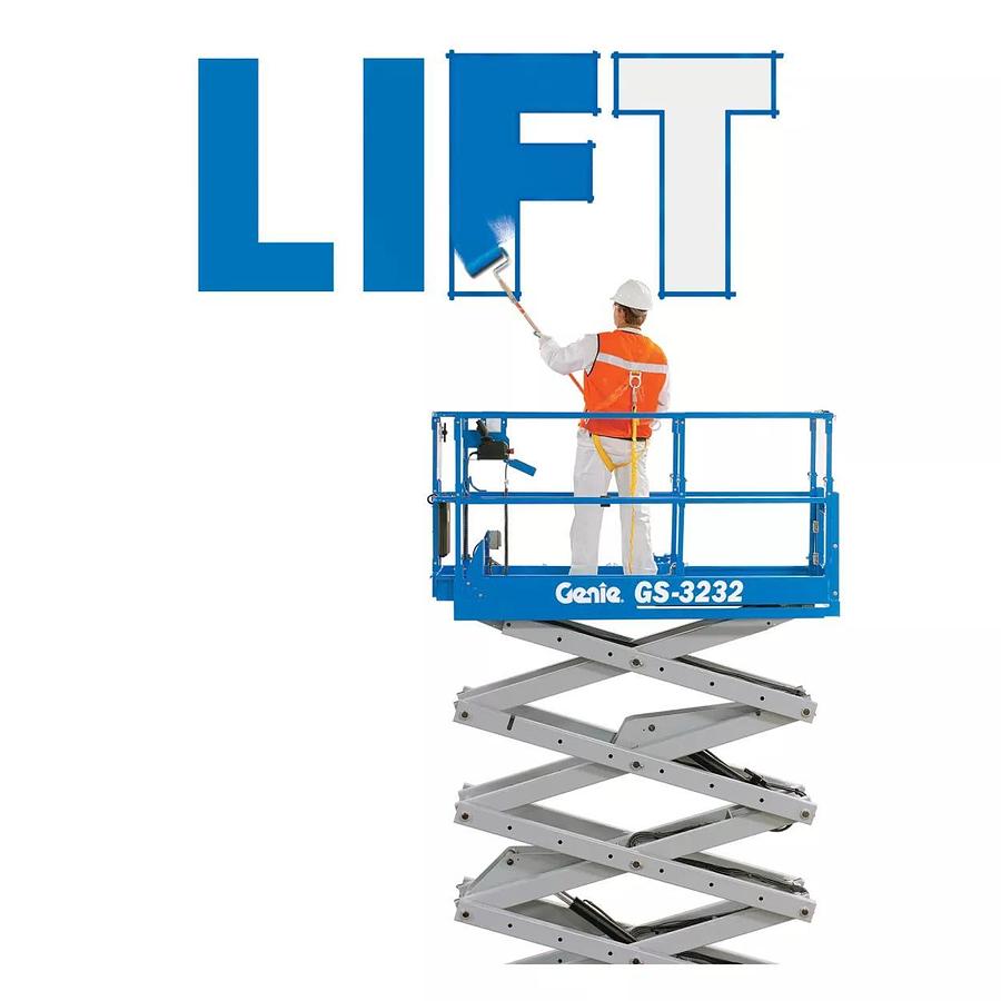 30-33 ft. Scissor Lift, Electric, Narrow