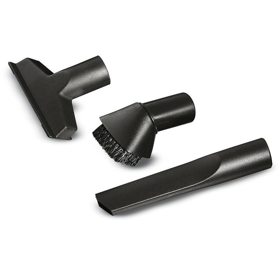 Nozzle kit: crevice nozzle, upholstery nozzle, suction brush