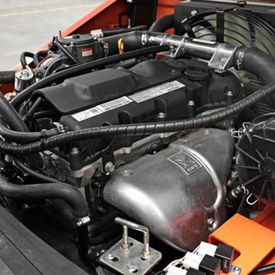 LPG cushion forklift - Exceptional performance - Heavy Duty - Compact.