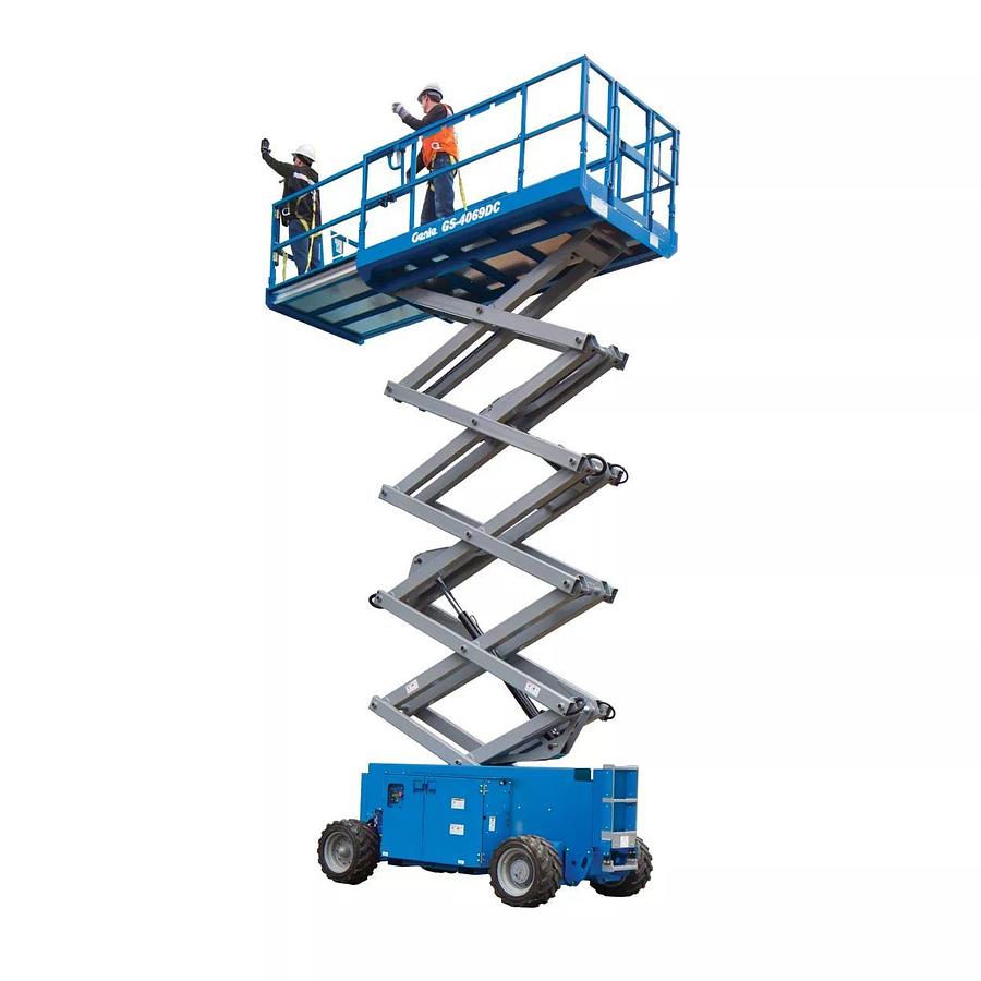 39-40 ft. Rough Terrain Scissor Lift, Electric, Wide