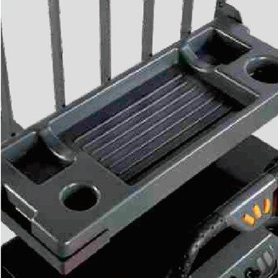 Electric powered walkie rider pallet truck - Heavy duty - High efficiency.